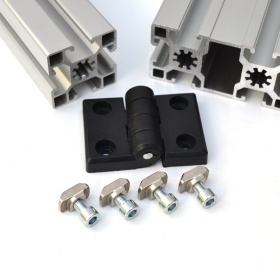 Пластиковая дверная петля арт. 3016 с комплектом крепежа