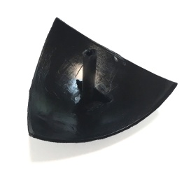 Черная пластиковая сферическая заглушка к трехстороннему соединителю профилей 40R