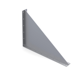 Сварной стальной уголок 440х600 мм ребро жесткости для профилей серии 40