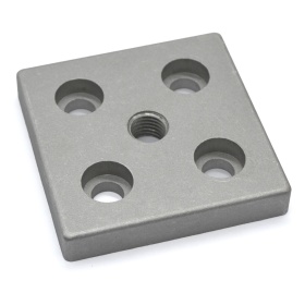 7006-AL-M16 | Опорная плита алюминиевая M16-90х90