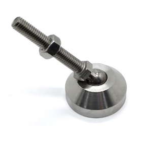 7734 | Опора наклонная нержавеющая, шпилька М8х50, Основание 40мм