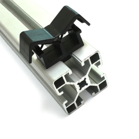 Клипса с двумя защелками, для паза 8 мм