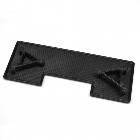 Черная пластиковая заглушка 60х160 мм