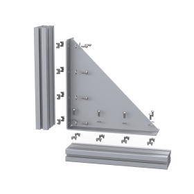 Серия 50 уголок стальной сварка ребра жесткости 350х350 мм