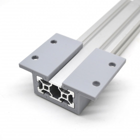 Пластиковый слайдер 2T-типа с профилем 20х40 мм