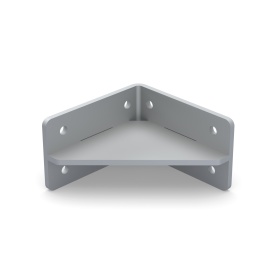 Сварной уголок с ребром жесткости для алюминиевого профиля серии 30