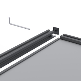 Полка для системного блока 30×30 чёрная