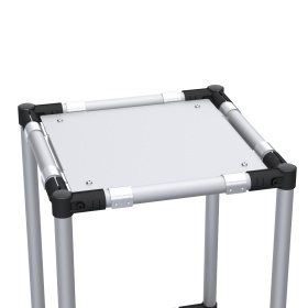 RSI-MST-400x400x1300-3 | Стойка подкатная 400х400х1300 3 полки изображение 3