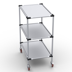 RSI-MST-900x600x1300-3 | Стойка подкатная 900х600х1300 3 полки изображение 6