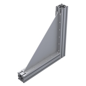 Стальной уголок с ребром жесткости для профиля 50