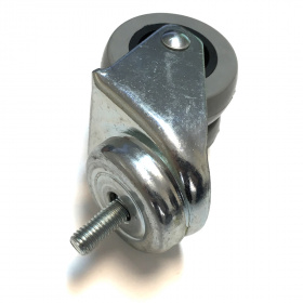 Колесо D50, без тормоза, поворотное, с винтом М8х25 DIN7991