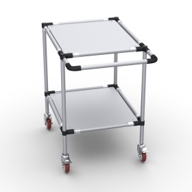 RSI-MST-700x600x900-2 | Стойка подкатная 700х600х900 2 полки изображение 3