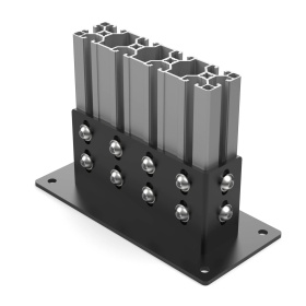 Фундаментная опора для профилей 40х160 мм