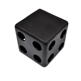 Кубический соединитель 80х80 паз 10 мм, двусторонний