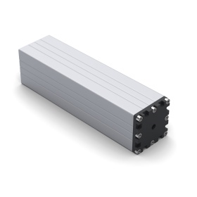 TS-8080-PLATE-M10 на торце телескопического профиля