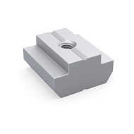 5186AL | Сухарь пазовый алюминиевый, паз 10, М4