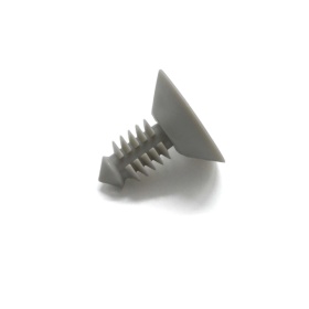 Пластиковая клипса D12 серая