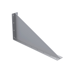 Стальной большой длинный уголок 315х675 мм сварка ребра жесткости для профилей серии 45