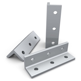 Соединитель алюминиевый к станочным профилям 40х120 серия 40