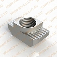 5018 SS-304 | Т-Гайка нержавеющая, Паз 10, М8