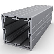 TS-8080-6060 | Профиль телескопический 80х80 (Анодированный)
