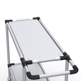 RSI-MST-1000x400x900-2 | Стойка подкатная 1000х400х900 2 полки изображение 2