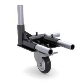 Монтаж ролика поворотного с тормозом RSI-FHJ403: примерная схема установки