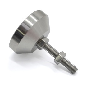 Регулируемая опора (ножка) из нержавеющей стали, артикул 7587. Общий вид.