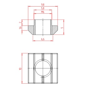 Чертеж сухаря м6-20