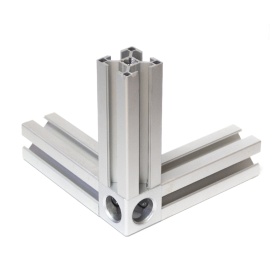 Трехсторонний алюминиевый кубический соединитель, серия 30