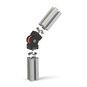 Схема крепления соединение с фиксацией 40х40