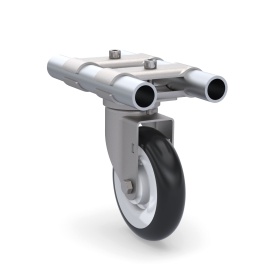 Вид поворотного ролика RSI-FHJ502 с трубами и соединителями