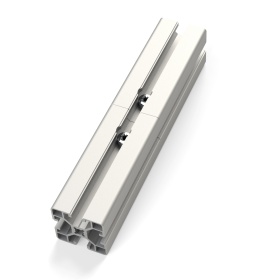 Наращивание профиля 40 с пазом 8 через соединитель 5774