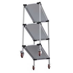 RSI-MST-900x400x1300-3 | Стойка подкатная 900х400х1300 3 полки изображение 3