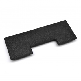 Декоративная заглушка 60х160 мм черного цвета