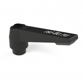 Ручка с фиксатором. Внутренняя резьба М16 глубиной 26 мм