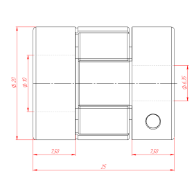 MH-D20L25-6.35x10 чертеж