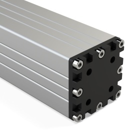 TS-8080-Connector | Соединитель стальной к телескопическому профилю 80х80 для шарниров 80х80 изображение 2