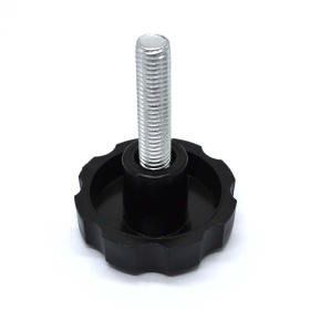 Фиксатор с пластиковой ручкой, диаметром 50 мм. Метрическая резьба М10х40 мм