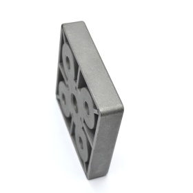 Вид сбоку опорной плиты м16, 80х80 мм