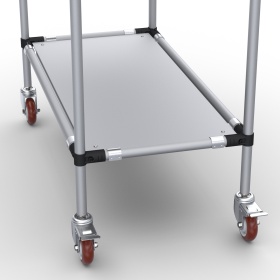 RSI-MST-1000x500x900-2 | Стойка подкатная 1000х500х900 2 полки изображение 3