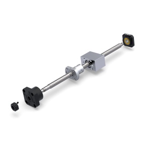 Фланцевая фиксирующая опора FK-10 для ШВП D10 мм — надёжная центровка и простая установка