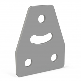 Усиленная пластина для профиля серии 20 с регулировкой угла наклона