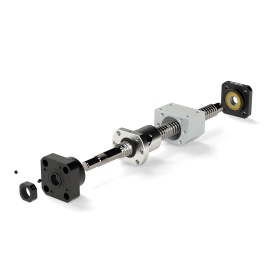 Схема сборки узла крепления опоры подшипниковой FK-15