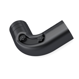 RSI-DF17B — компактный кронштейн 90° для труб 28 мм