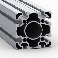 OB-100100/2-BP | Профиль 100х100 мм. Паз 10 мм. ТИП 2 (Без покрытия)