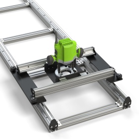 Комплект для сборки станка RSI-21003 (600×3000 мм) — легкая алюминиевая конструкция, точные направляющие и модульная сборка. Идеален для мастерских и фабрик по обработке слэбов.