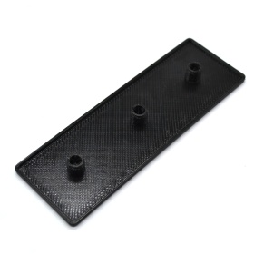 Декоративная заглушка 50х150 мм черного цвета