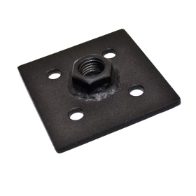 Стальная опорная плита 60х60 мм резьба М8