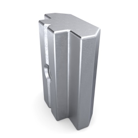 Стальной пазовый сухарь М4 паз 10